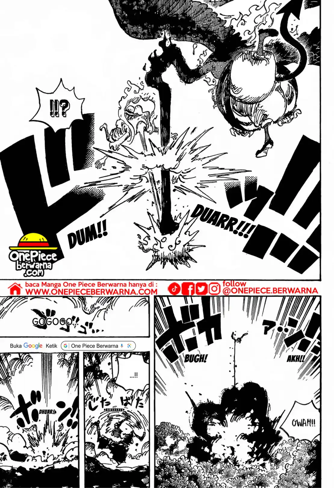 One Piece berwarna 1188 1189 1190 bahasa indonesia